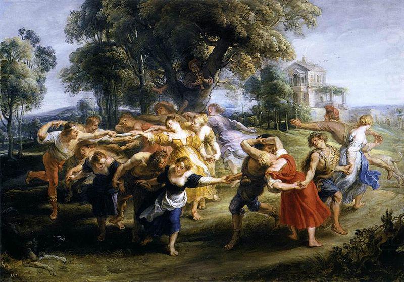 Peter Paul Rubens Dance of Italian Villagers oil painting picture